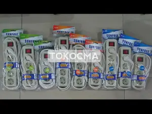 STOP KONTAK 2,3,4,5 LUBANG PANJANG 1,5M - 3M - 5M + KABEL / STOP KONTAK KABEL