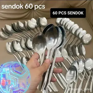 Sendok 5Lusin 60 pcs / Paket Bundling Sendok 4lusin & Garpu 2lusin / Paket Sendok Garpu 6lusin / Sendok Garpu Murah