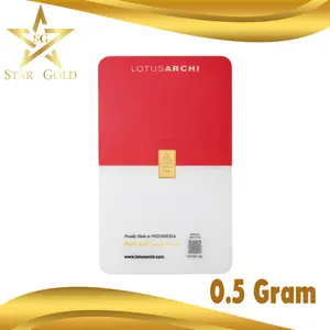 Logam Mulia Lotus Archi Merah Putih Certieye