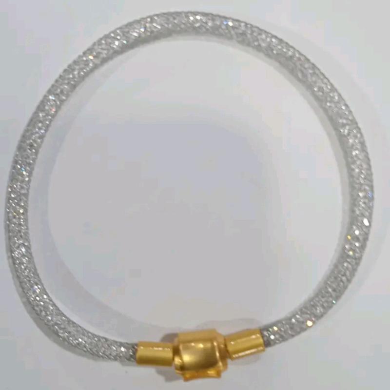 Gelang Kawat Gelang kristal Glitter Anak-anak Kunci Gold Aksesoris Costume 2