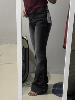 Product Review of ORE - CZ 930 Size 27-34 - Highwaist Strecht Cutbray Jeans Vintage Black Washed Slim-fitting Celana Kaki from K** 0