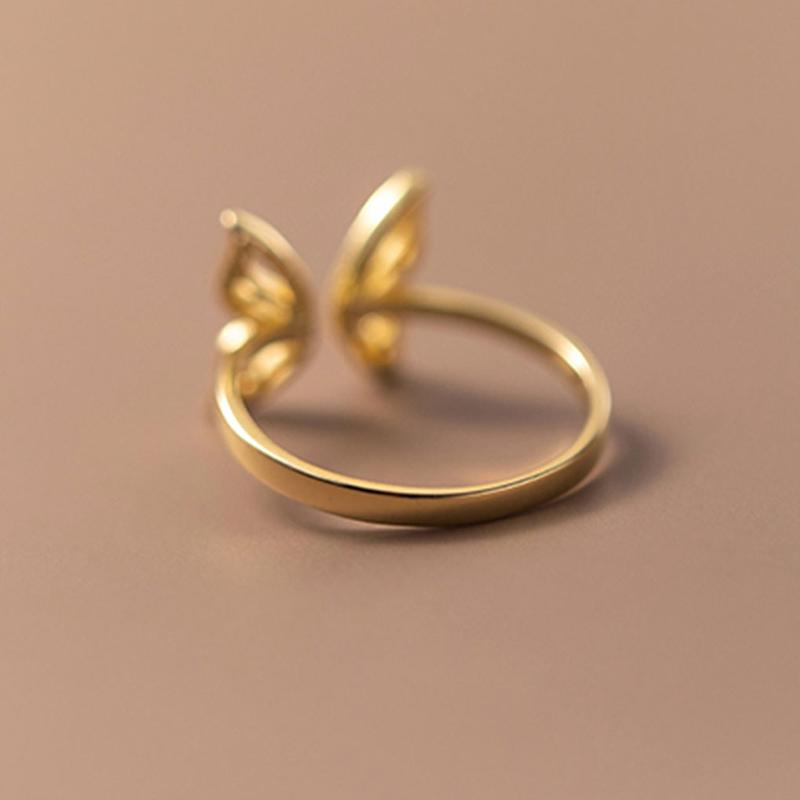 Sterling Silver Butterfly Rings Elegant And Exquisite Craftsmanship Rings For Women Sterling Rings 1
