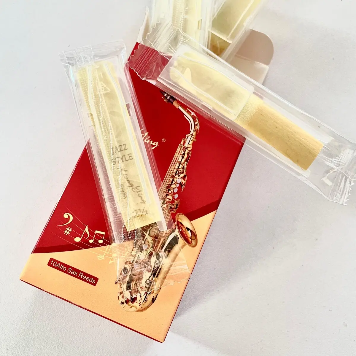 1pc Reeds Xiong Ying Red Reeds Jazz Style Saxophone Alto Original