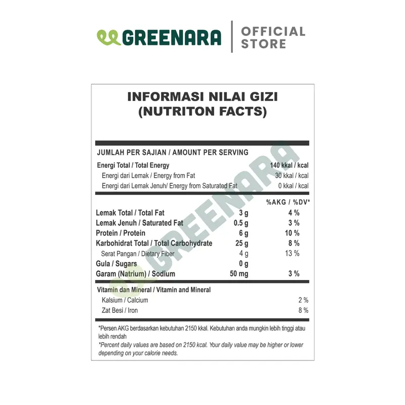Greenara Rolled Oat 1kg / Greenara Oat Utuh 1kg 3
