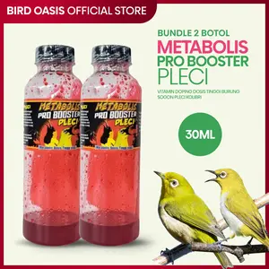 [PROMO 2 BOTOL] Metabolis Pro Booster Pleci 30ml Vitamin Doping Dosis Tinggi Burung Pleci Kolibri Sogon