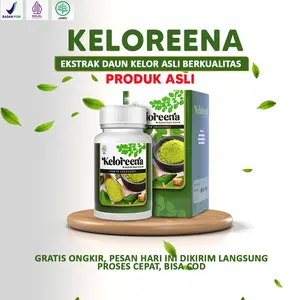 Keloreena Ori - 50 Kapsul Ekstral Daun Kelor Asli Multikhasiat Vitamin Suplement Kesehatan 100% Asli BPOM RI HALAL MUI