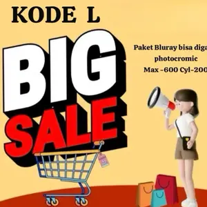 BIG SALE KACAMATA PAKET FRAME+LENSA BLURAY