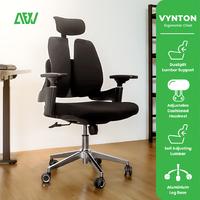 Gambar All For Work Kursi Kerja Ergonomis VYNTON Kursi Kantor Nyaman Kokoh dan Stylish Kursi Gaming Adjustable 3D Armrest - Hitam dari All For Work Indonesia Kota Administrasi Jakarta Barat 1 Tokopedia