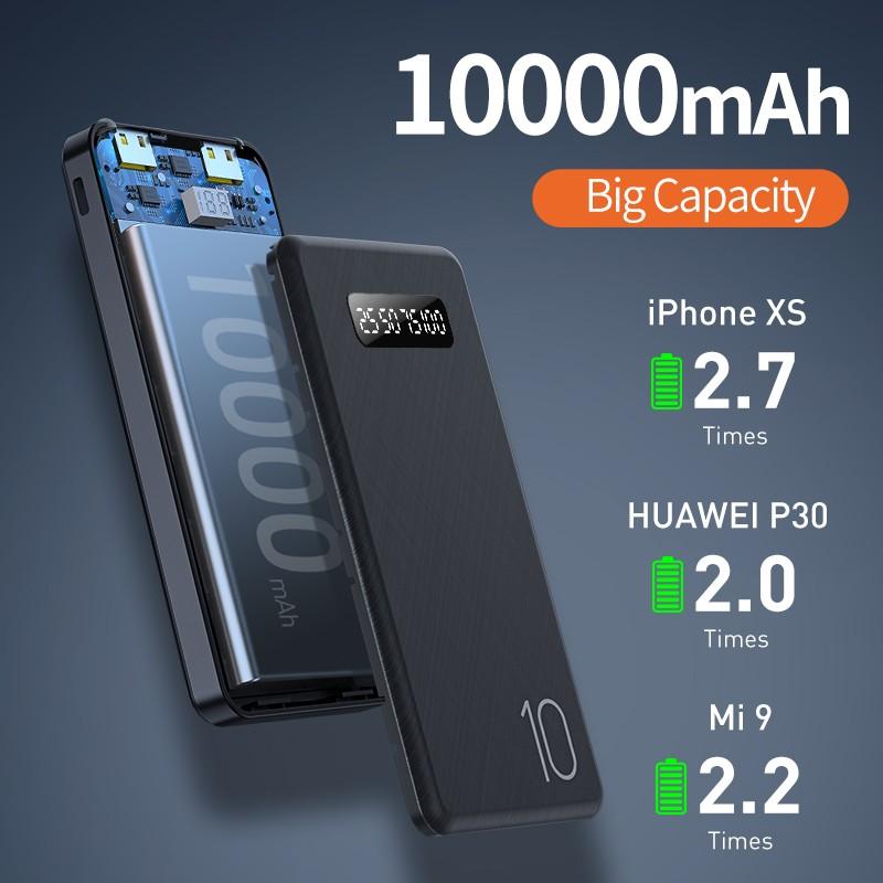 YLV PT69 Powerbank 10.000mAh LCD + Fast Charge Real Capacity power bank 2