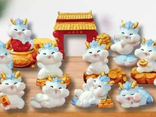 [Siaran Langsung Unboxing] DIY ORNAMEN MINIATUR MULTI MOTIF NAGA / DRAGON /MOTIF LUCU MULTI MOTIF 1