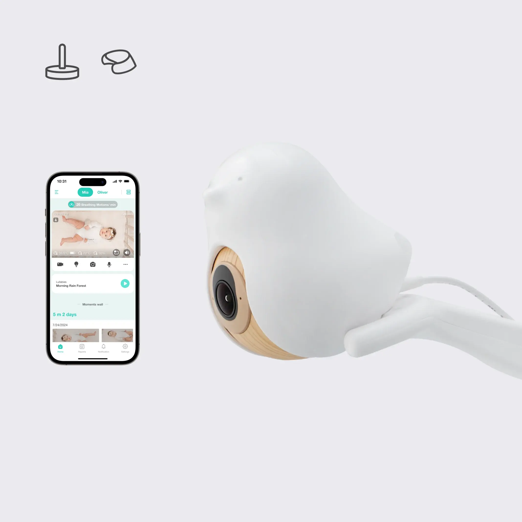 CuboAi Smart Baby Monitor 3 - your ideal partner in parenting.