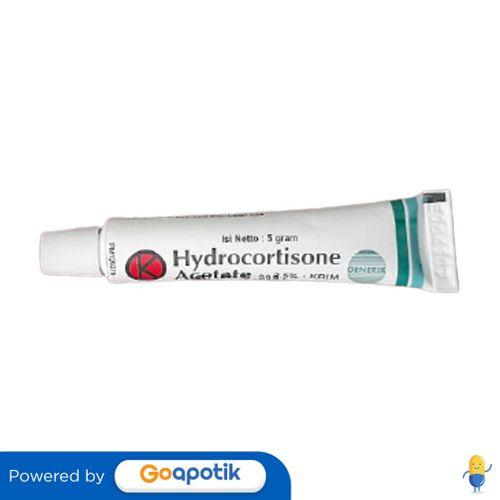 HYDROCORTISONE ACETATE KIMIA FARMA 2.5% CREAM 5 GRAM TUBE