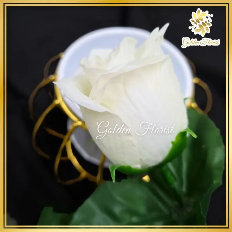 Bunga Mawar 1 Tangkai 5 Kuntum Termurah/Bunga Rose Tropis Artificial/Bunga Imitasi Mawar Palsu Dekorasi (NK-235) 4