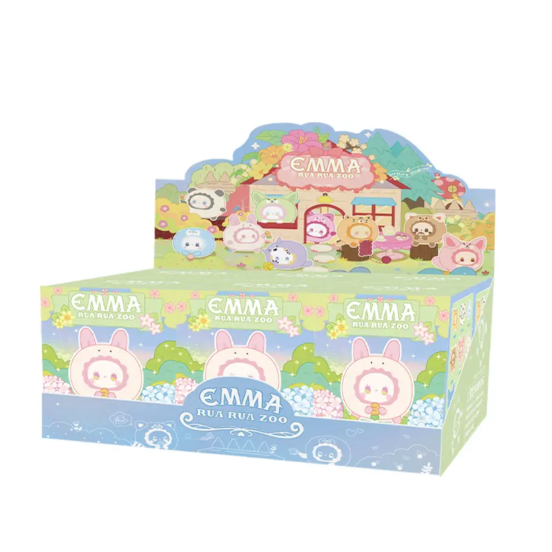 OHSOME EMMA Blind Box Gacha Set Koleksi Figure EMMA RUA RUA ZOO TUAN TUAN Plush Keychain Series (1/6) - PRODUK RANDOM 1