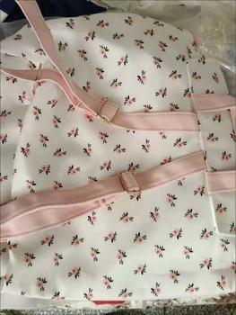 Product Review of BuzzBag - Tas bahu ins kanvas bunga lucu tas sekolah wanita berkapasitas besar korea import fashion kuliah tas ransel laptop backpack tas sekolah wanita backpack lucu korea tas korean style tas sekolah muat banyak tas ransel wanita lucu from u**5 2