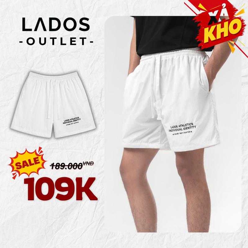 Quần Short Nam LADOS - 4169 - Chất Dù Nhăn 2 Lớp Cao Cấp, Co Giãn Nhẹ, Thoáng…