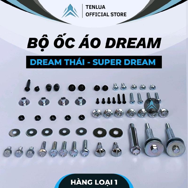 Bộ ốc dàn áo xe Dream Thái - Dream Việt Hàng Loại 1 Chuẩn 1:1 Như Zin