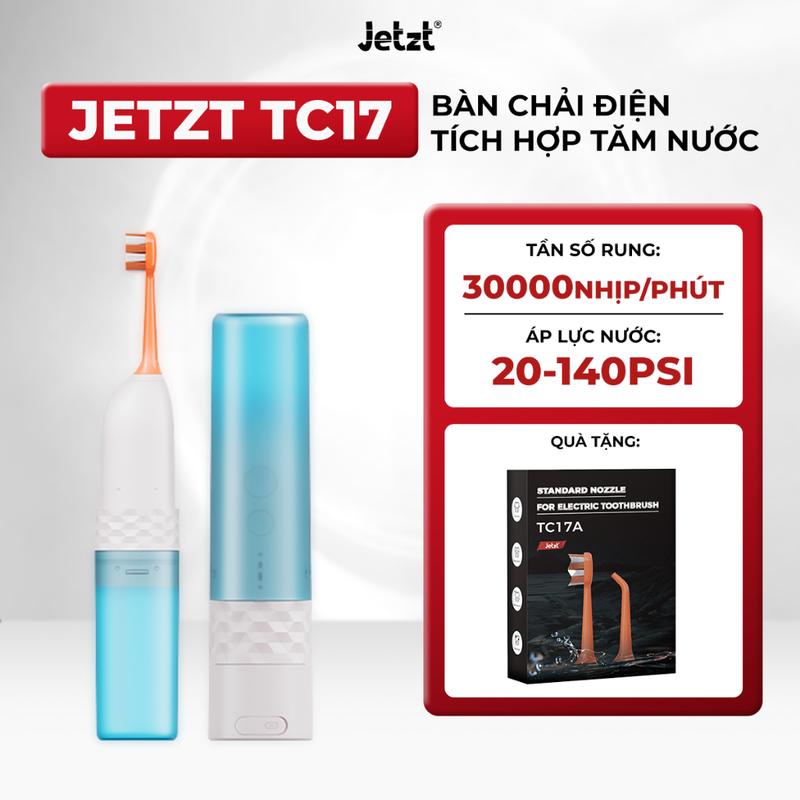 Bàn chải điện tích hợp tăm nước 2 trong 1 tiện lợi