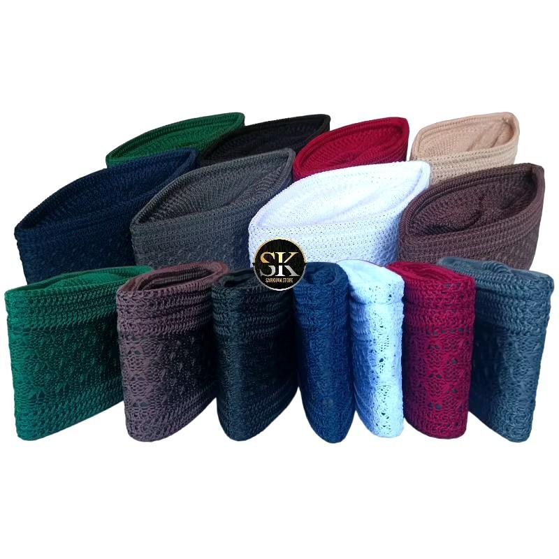 Sarkhan Songkok Dewasa Parahyangan Polos / Peci Kopyah rajut Spon Best Quality 3
