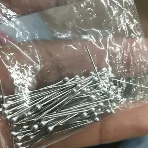 Jarum Pentul Mini Silver Anti Karat Tajam | Pin Jilbab Hijab Tidak Merusak Kain | Isi ±200 Pcs Stainless TANPA WADAH