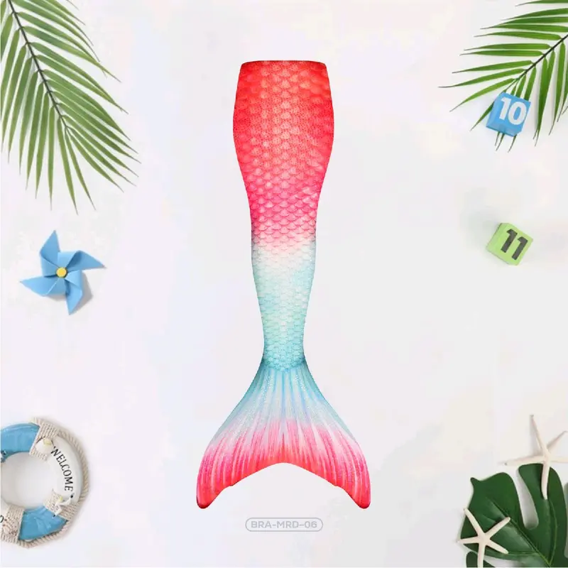 Kostum putri duyung anak perempuan kostum mermed anak perempuan ekor mermaid anak perempuan kostum mermed anak cewek terlaris umur 1-10 tahun usia 1-10 tahun Fashion Cantik 5