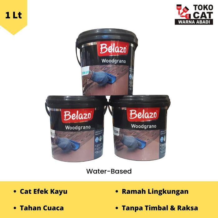 Gambar Cat Texture Belazo Woodgrano 1 Liter / Barang Unik dari Toko Cat Warna Abadi Kota Administrasi Jakarta Barat Tokopedia
