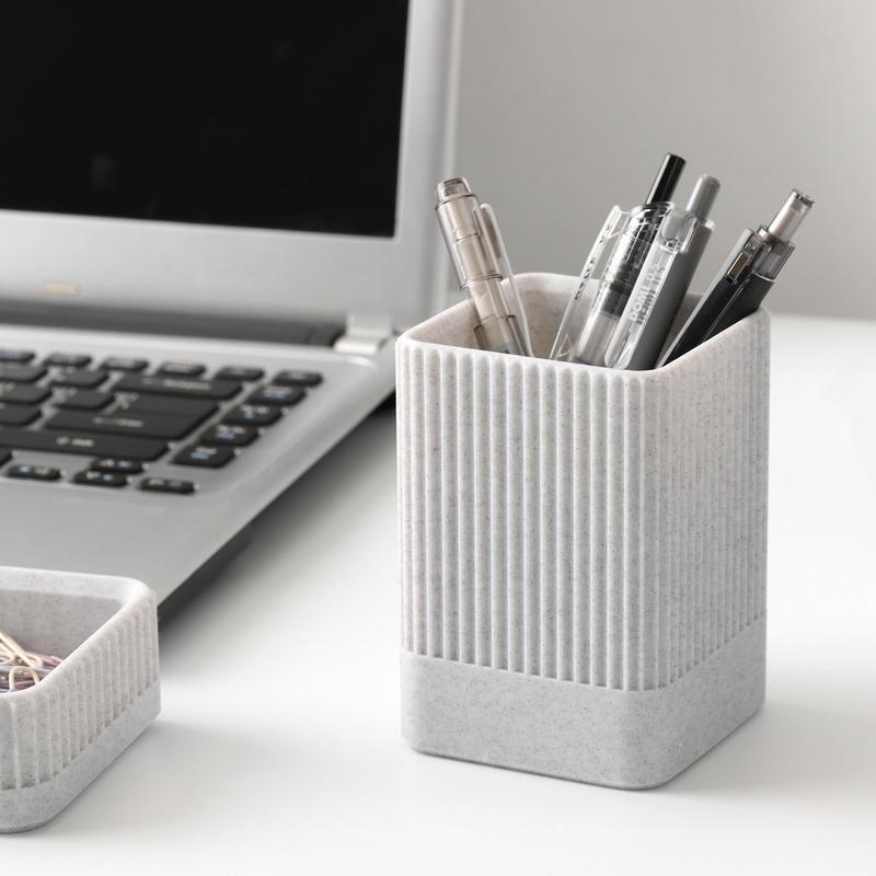 Product Introduction of Desk Organizer Set, 3 Counts/set Pen Holder & Paper Clip Storage & Sticky Note Holder, Desktop Storage Box for Office Home School 4