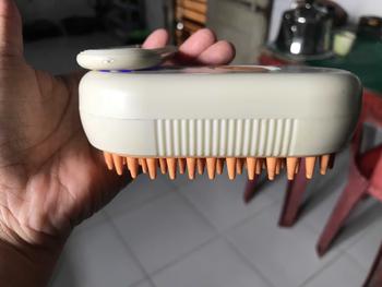 Product Review of Sisir Uap Kucing 3 in 1 - Pet Grooming Brush Spray - Steams Brush Kucing - Sisir Sikat Uap Untuk Bulu Rontok Kucing Anjing from y**8 0