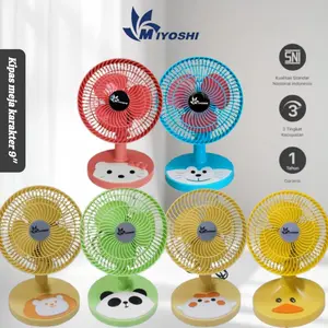[COD] KIPAS ANGIN KARAKTER / KIPAS MINI / KARAKTER LUCU/ KIPAS MURAH / 9 INCH