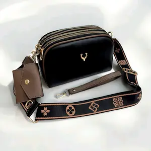 ALEXA BAG| Tas Wanita 3Ruang Rusa Tali Lisban Motif