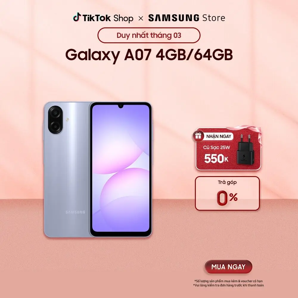 Điện thoại Samsung Galaxy A07 4GB/64GB