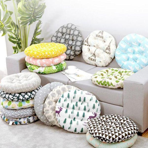 Combo 2 Đệm ngồi & Tựa lưng lông cừu mềm mịn êm ái cho ghế sofa, ghế ăn, đệm ngồi bệt, nệm lót ghế gỗ, dễ vệ sinh, phù hợp giặt máy, họa tiết đa dạng trẻ trung không phai màu đường chỉ may chắc chắn không bị sổ