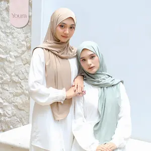 Youra Hijab – Hijab Pashmina Instan Laura Series Oval Jersey Premium Wanita Muslim Syari