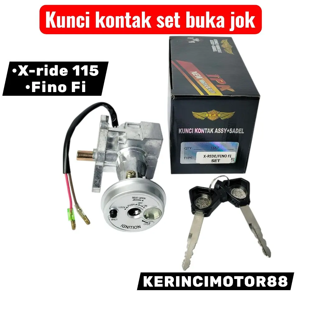 Kunci Kontak Set plus buka Jok X ride-Fino Fi injeksi Accessories Kendaraan Motorcycle
