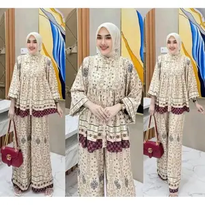 Abdi Fashion Oneset Jumbo Terlaris Rayon Premium Adem Pajamas Motif Baju Busui