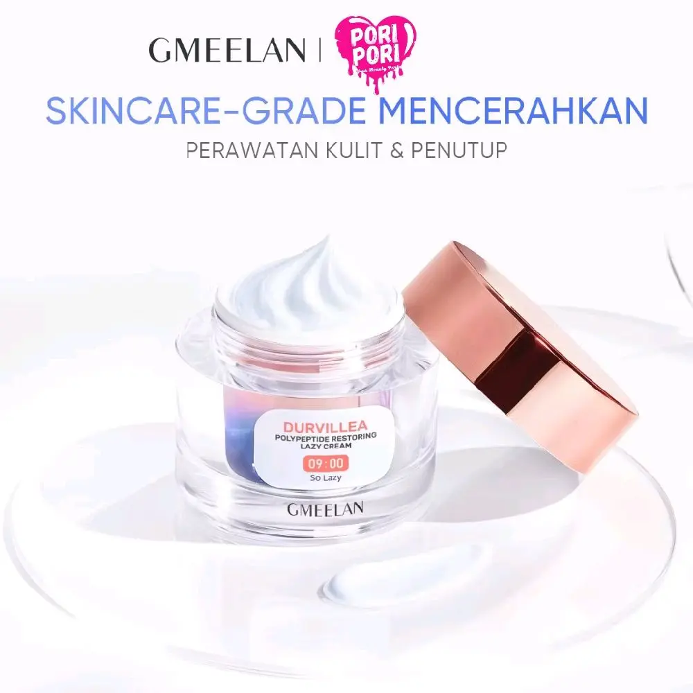 GMEELAN Durvillea Moisturiser Gel Skincare Polypeptide Facial Day Cream Mencerahkan wajah 30gr Pemulihan Lazy Cream Perawatan