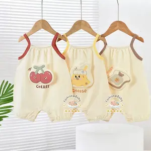 Romper Bayi Cotton / Romper singlet // jumper Bayi // baju Baby / singlet Baby/ jumpsuit lengan kutung bahan katun combed / bodysuit bayi perempuan/ body suit cewek newborn karakter hewan lucu kartun