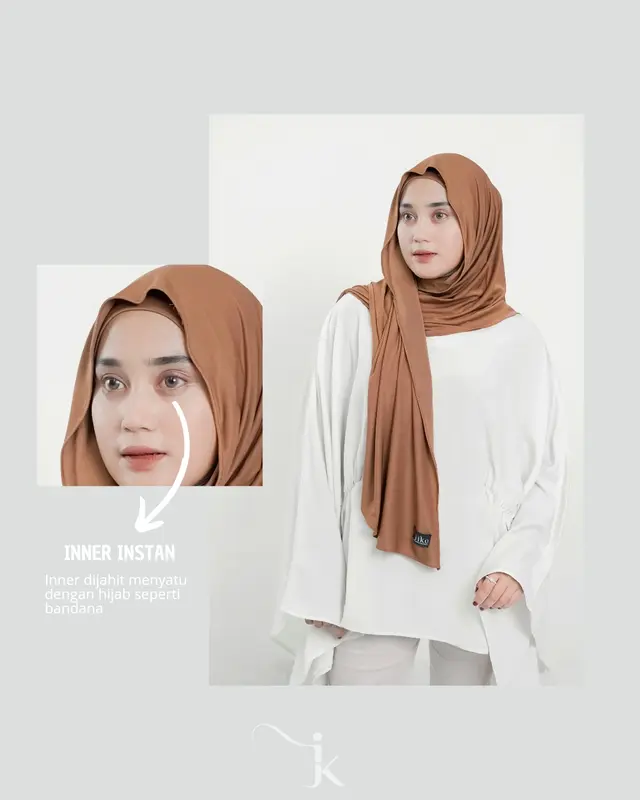 (ATTIYA) Hijab Pasmina Inner | Hijab Pasmina Jersey | Hijab Segitiga Instan | Pasmina | Bergo | Hamidah | Paris | Voal | Bellasquare Kerudung Pashmina Muslim Wanita Diamond Panjang Dewasa Hitam ceruty plisket yalil kerudung  coksu xaviera french khimar 2