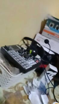 Product Review of Bonkyo F999 sound card + Headphone Berkabel dengan pemantauan peralatan audio set lengkap mikrofon sound card TIKTOK bernyanyi ponsel mixer khusus rekaman lagu K profesional[COD] from e**k 0