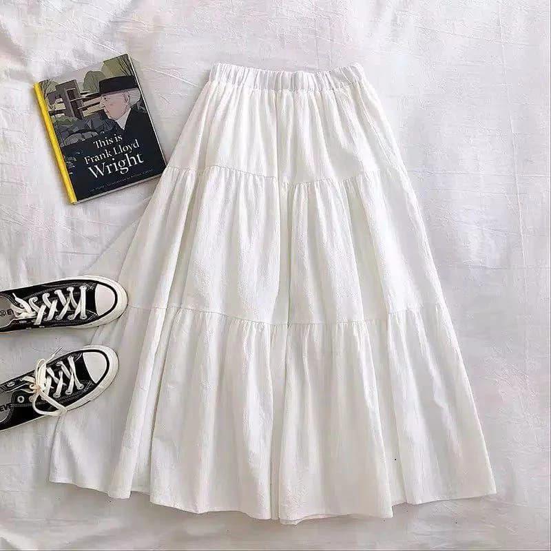 Terbaru Rok Susun Crinkle Airflow Rok simple elegan Viral 2024 - Shop ...