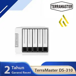 TerraMaster D5-310 5 Bay USB 3.2 Gen2 10Gbps External Hard Disk Enclosure