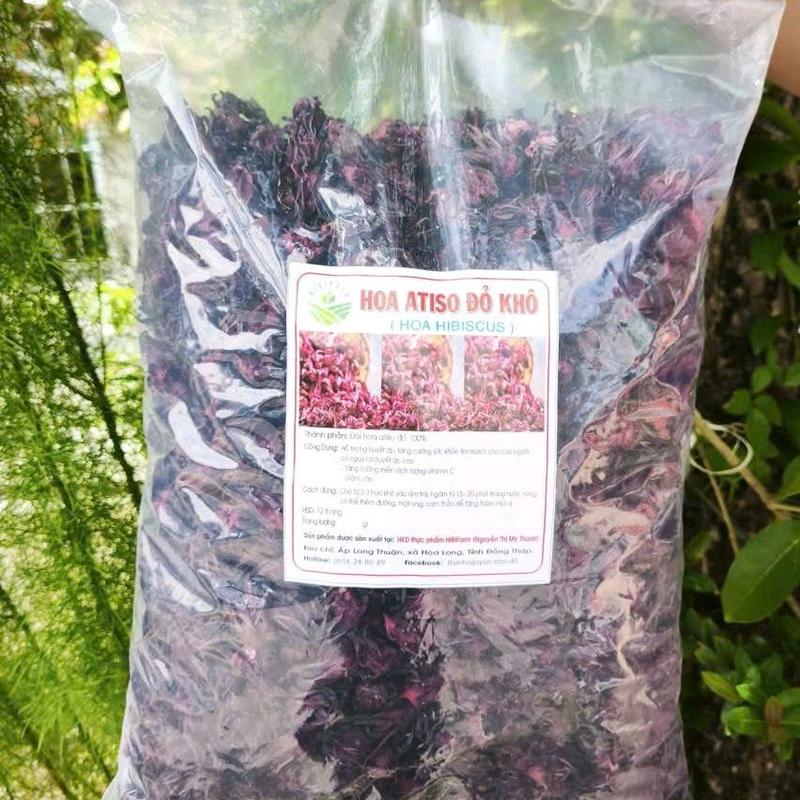 Hoa khô atiso đỏ HiBiCus túi 1kg Trà hàng đẹp