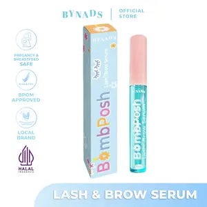 Bynads 2in1 Bombposh Serum Bulu Mata dan Alis Lash and Brow Serum 5ml Bynads Waterbased Serum Menebalkan Menumbuhkan Alis Eyelash Brow Serum Penumbuh Bulu Mata dan Alis By Bombposh Bynads