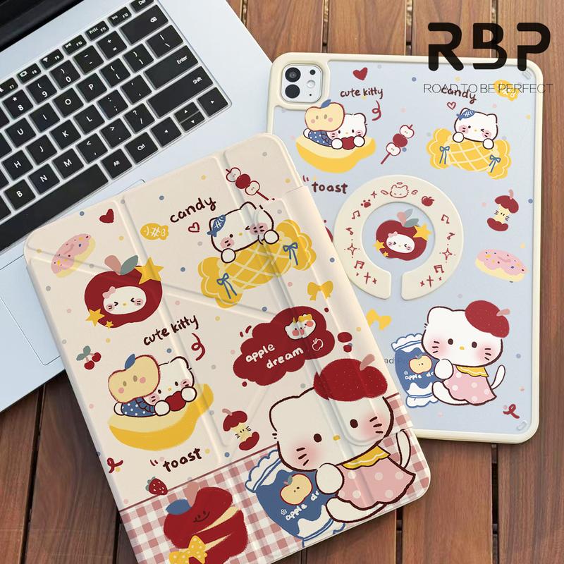  RBP iPad case Ốp Quà Tặng Từ Tính  2 Trong 1 for iPad Thế Hệ Thứ 10th 11th  iPad Mini 6 mini 7 iPad Air 5  iPad Air 4 iPad Air 6  Air 7 iPad Pro 11 Inch  iPad Pro 12.9 inch 2020 2021 2022 2024 2025 iPad Thế Hệ Thứ 9 iPad  7 iPad  8 Thiết Kế Dễ Thương 
