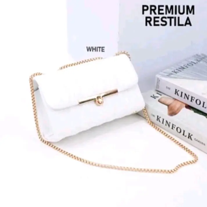 Tas Selempang Wanita RESTILA Tas Rantai Ulir Tebal Slingbag