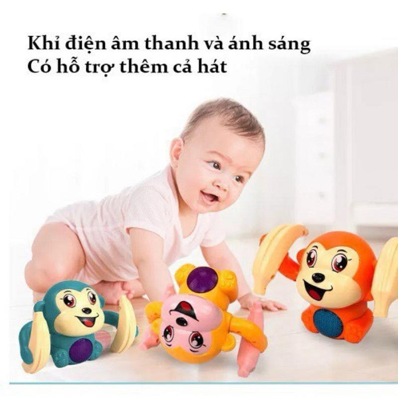 Đồ Chơi Khỉ Nhào Lộn 360 Độ Vui Nhộn Có Đèn Nhạc Cho Bé Trai Bé Gái, Đồ Chơi…