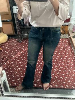 Product Review of Highwaist Stretch Cutbray Pocket Jeans Hangout Celana Panjang Wanita Melar Nyaman from l**g 1