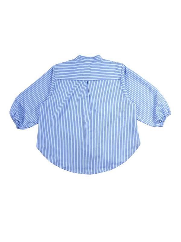 Greenlight Kemeja Wanita Biru Stripe Shirt 3/4 Sleeve Blouse Mikiya HP-N04012521 2