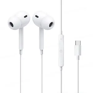 Original Earphones for Apple iPhone 16 15 14 13 12 Pro Max Wired Headphones for Lightning Type-C 3.5mm In-Ear Earbud for Samsung