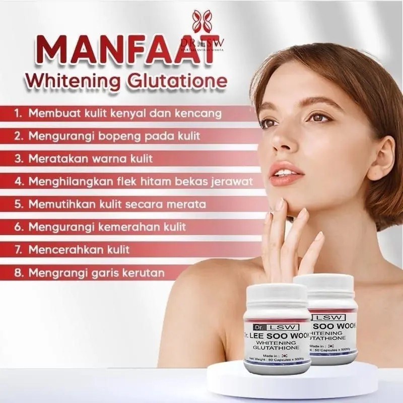 Dr Lsw Lee Soo Wook Capsule Whitening Glutathione Supplement Made Korea Glow Mencerahkan Kulit Kapsul Dr Lsw Lee Soo Wook Capsule Whitening Glutathione Supplement Made Korea Glow Mencerahkan Kulit Kapsul